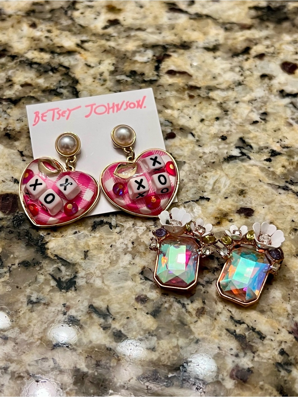 Betsey Johnson Earrings - Two pair